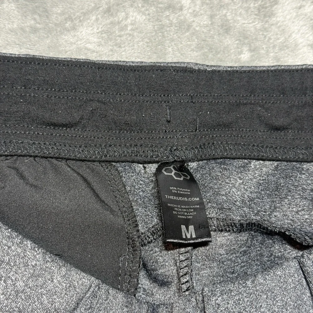 Rudis Mens Medium Performance Wrestling Jogger Pants Gray Heather Athletic Gym M